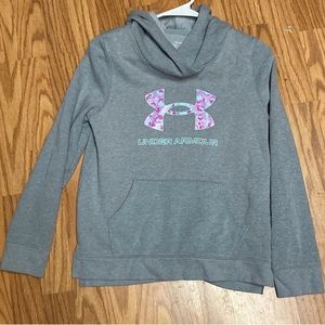 Under Armour Grey Hoodie Girl XL
